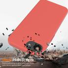 For iPhone 16e Shockproof Silicone Magsafe Phone Case(Pink Orange) - 2