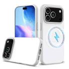 For iPhone 17 Pro Shockproof Silicone Magsafe Phone Case(White) - 1