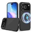 For iPhone 17 Pro Shockproof Silicone Magsafe Phone Case(Black) - 1