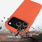 For iPhone 17 Pro Shockproof Silicone Magsafe Phone Case(Gold Orange) - 2