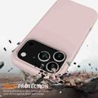 For iPhone 17 Pro Shockproof Silicone Magsafe Phone Case(Sand Pink) - 2