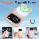 For iPhone 17 Pro Shockproof Silicone Magsafe Phone Case(Sand Pink) - 3