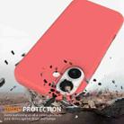 For iPhone 17 Shockproof Silicone Magsafe Phone Case(Pink Orange) - 2