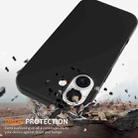 For iPhone 17 Shockproof Silicone Magsafe Phone Case(Black) - 2