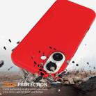 For iPhone 17 Shockproof Silicone Magsafe Phone Case(Red) - 2