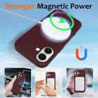 For iPhone 17 Shockproof Silicone Magsafe Phone Case(Plum Color) - 3