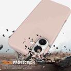 For iPhone 17 Shockproof Silicone Magsafe Phone Case(Sand Pink) - 2