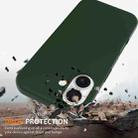For iPhone 17 Shockproof Silicone Magsafe Phone Case(Dark Green) - 2