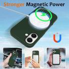 For iPhone 17 Shockproof Silicone Magsafe Phone Case(Dark Green) - 3