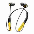 WK VC02 Neckband Wireless Bluetooth Earphone(Yellow) - 1