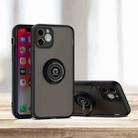 For iPhone 11 Pro Q Shadow 1 Generation Series TPU + PC Protective Case with 360 Degrees Rotate Ring Holder(Grey) - 1