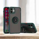 For iPhone 11 Q Shadow 1 Generation Series TPU + PC Protective Case with 360 Degrees Rotate Ring Holder(Army Green) - 1