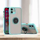 For iPhone 11 Q Shadow 1 Generation Series TPU + PC Protective Case with 360 Degrees Rotate Ring Holder(Light Blue) - 1