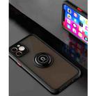For iPhone 11 Pro Max Q Shadow 1 Generation Series TPU + PC Protective Case with 360 Degrees Rotate Ring Holder(Grey) - 2