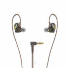 WK YC08 3.5mm Transparent Music Call Wired Earphone, Length: 1.2m(Black) - 1