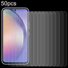 For Samsung Galaxy A54 5G 50pcs 0.26mm 9H 2.5D High Aluminum Tempered Glass Film - 1