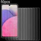 For Samsung Galaxy A33 5G 50pcs 0.26mm 9H 2.5D High Aluminum Tempered Glass Film - 1