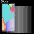For Samsung Galaxy A52 5G 50pcs 0.26mm 9H 2.5D High Aluminum Tempered Glass Film - 1
