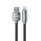 WK WDC-203i 2.4A USB to 8 Pin Data Cable, Length: 1m(Black) - 1