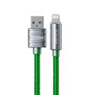 WK WDC-203i 2.4A USB to 8 Pin Data Cable, Length: 1m(Green) - 1