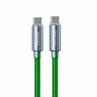 WK WDC-12 100W USB-C/Type-C to USB-C/Type-C Super Fast Charging Data Cable, Length: 1m(Green) - 1