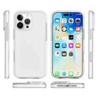 For iPhone 16 Pro Max Two-color Shockproof High Transparency TPU Phone Case(White) - 2