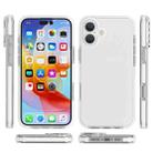 For iPhone 16 Plus Two-color Shockproof High Transparency TPU Phone Case(White) - 2