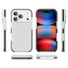 For iPhone 17 Pro Max Two-color Shockproof High Transparency TPU Phone Case(Black) - 2