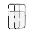 For iPhone 17 Pro Max Two-color Shockproof High Transparency TPU Phone Case(Black) - 3