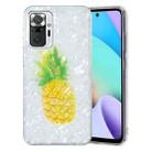 For Xiaomi Redmi Note 10 Pro IMD Shell Pattern TPU Phone Case(Pineapple) - 1