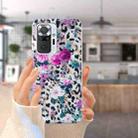 For Xiaomi Redmi Note 10 Pro IMD Shell Pattern TPU Phone Case(Leopard Flower) - 5