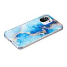For Xiaomi Mi 11 Lite IMD Shell Pattern TPU Phone Case(Blue Gold Marble) - 3