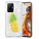 For Xiaomi 11T / 11T Pro IMD Shell Pattern TPU Phone Case(Pineapple) - 1
