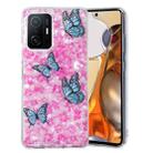 For Xiaomi 11T / 11T Pro IMD Shell Pattern TPU Phone Case(Colorful Butterfly) - 1
