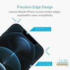 For iPhone 12 Pro Max 50pcs 0.26mm 9H 2.5D High Aluminum Tempered Glass Film - 3