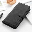 For iPhone 16 Pro KHAZNEH Retro Texture Leather Phone Case(Black) - 2