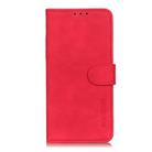 For iPhone 16 Pro KHAZNEH Retro Texture Leather Phone Case(Red) - 3