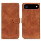 For iPhone 17 Air KHAZNEH Retro Texture Leather Phone Case(Brown) - 1