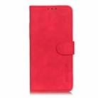 For iPhone 17 Air KHAZNEH Retro Texture Leather Phone Case(Red) - 3