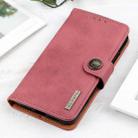 For iPhone SE 2024 KHAZNEH Cowhide Texture Horizontal Flip Leather Phone Case(Pink) - 2