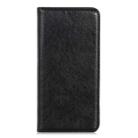 For iPhone 16 Pro Magnetic Crazy Horse Texture Horizontal Flip Leather Phone Case(Black) - 3