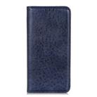 For iPhone 16 Pro Magnetic Crazy Horse Texture Horizontal Flip Leather Phone Case(Blue) - 3