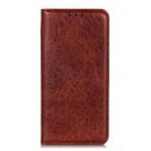 For iPhone 16 Pro Magnetic Crazy Horse Texture Horizontal Flip Leather Phone Case(Brown) - 3