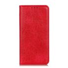 For iPhone 16 Pro Magnetic Crazy Horse Texture Horizontal Flip Leather Phone Case(Red) - 3