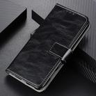 For iPhone 16 Retro Crazy Horse Texture Horizontal Flip Leather Phone Case(Black) - 2