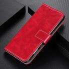 For iPhone 16 Retro Crazy Horse Texture Horizontal Flip Leather Phone Case(Red) - 2