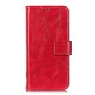 For iPhone 16 Retro Crazy Horse Texture Horizontal Flip Leather Phone Case(Red) - 3