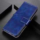 For iPhone 16 Plus Retro Crazy Horse Texture Horizontal Flip Leather Phone Case(Blue) - 2