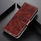 For iPhone 16 Plus Retro Crazy Horse Texture Horizontal Flip Leather Phone Case(Brown) - 2