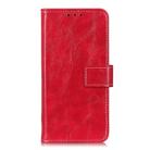 For iPhone 16 Plus Retro Crazy Horse Texture Horizontal Flip Leather Phone Case(Red) - 3